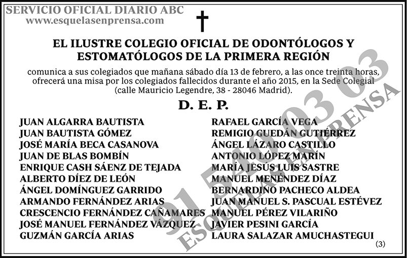 Ilustre Colegio Oficial de Odontólogos y Estomatólogos de la Primera Región